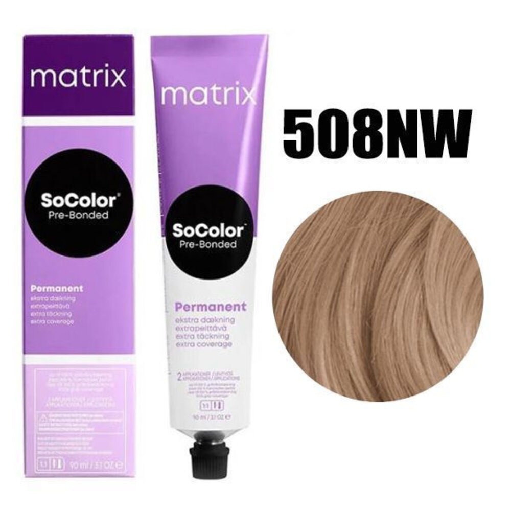 Matrix Matrix SoColor 508NW – Donker Blond Natuur Warm 90 ml Matrix Matrix SoColor 508NW – Donker Blond Natuur Warm 90 ml