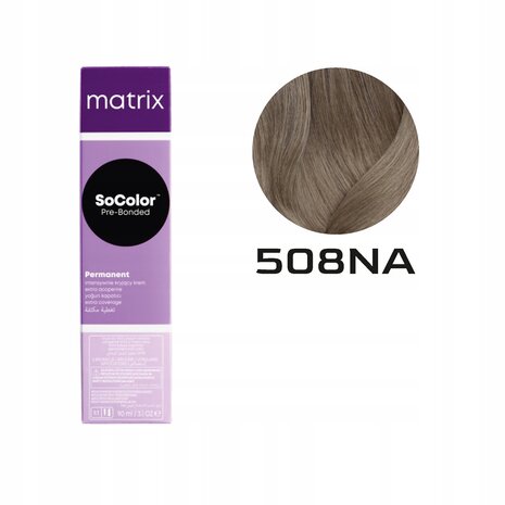 Matrix Matrix SoColor 508NA – Donker Blond Natuur As 90 ml Matrix Matrix SoColor 508NA – Donker Blond Natuur As 90 ml