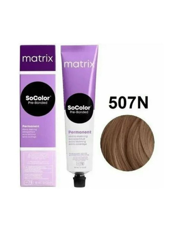 Matrix Matrix SoColor 507N – Medium Blond Natuur 90 ml Matrix Matrix SoColor 507N – Medium Blond Natuur 90 ml
