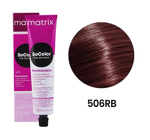 Matrix Matrix SoColor 506RB Donkerblond Rood Bruin Extra Grijsdekkend - 90ml