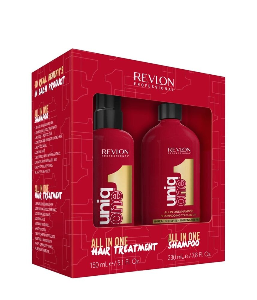 REVLON Revlon Uniq One All In One Duo Pack – 150 ml Behandeling & 230 ml Shampoo