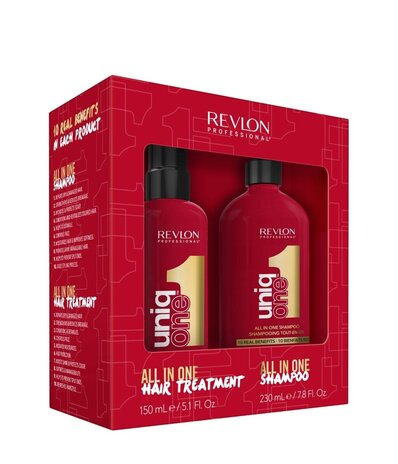 REVLON Revlon Uniq One All In One Duo Pack – 150 ml Behandeling & 230 ml Shampoo