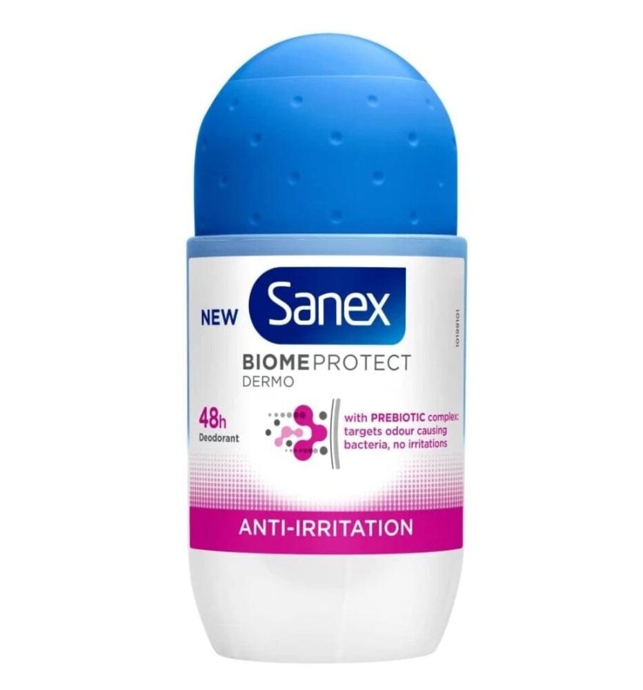 Sanex Sanex Biome Protect Anti-Irritatie Roll-On Deodorant – 50 ml Sanex Sanex Biome Protect Anti-Irritatie Roll-On Deodorant – 50 ml