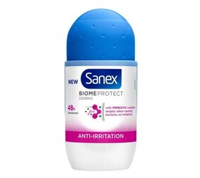 Sanex Sanex Biome Protect Anti-Irritatie Roll-On Deodorant – 50 ml Sanex Sanex Biome Protect Anti-Irritatie Roll-On Deodorant – 50 ml