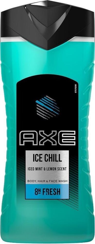 Axe Axe Showergel Ice Chill XL 3in1 – 400 ml | Voor Body, Face & Hair