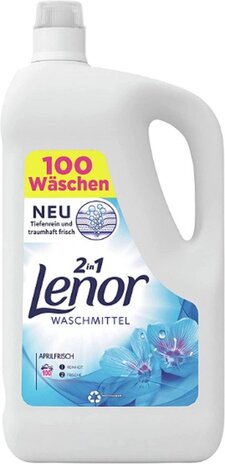 Lenor Lenor Vloeibaar Wasmiddel Frisch – 100 Wasbeurten | Krachtige Reiniger & Fris Geur