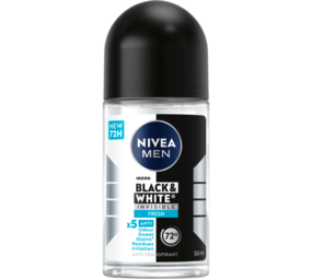 Nivea Nivea Men Deodorant Roller Black & White Invisible Fresh 50ml Nivea Nivea Men Deodorant Roller Black & White Invisible Fresh 50ml
