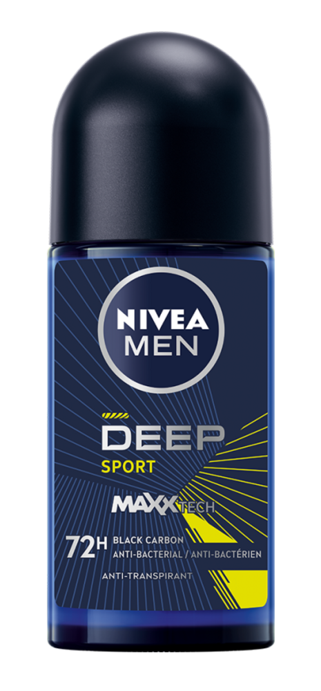 Nivea Nivea Men Deep Sport MaxxTech Deodorant Roller 50ML Nivea Nivea Men Deep Sport MaxxTech Deodorant Roller 50ML