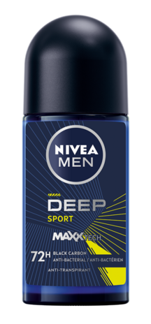 Nivea Nivea Men Deep Sport MaxxTech Deodorant Roller 50ML Nivea Nivea Men Deep Sport MaxxTech Deodorant Roller 50ML