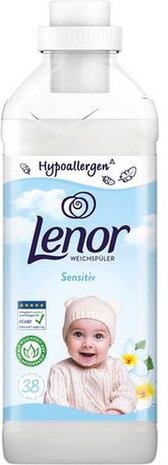 Lenor Lenor Wasverzachter Sensitive – 38 Wasbeurten | Zacht en Hypoallergeen Lenor Lenor Wasverzachter Sensitive – 38 Wasbeurten | Zacht en Hypoallergeen