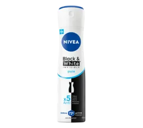Nivea Nivea Deodorant Spray Invisible For Black & White Pure – 150 ml