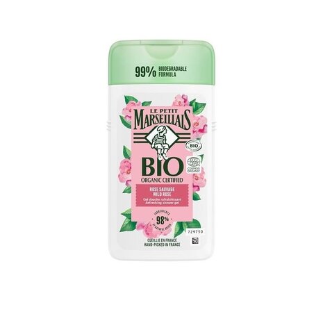 Le Petit Marseillais Le Petit Marseiliais Bio Douchegel Wilde Roos 250 ml Le Petit Marseillais Le Petit Marseiliais Bio Douchegel Wilde Roos 250 ml