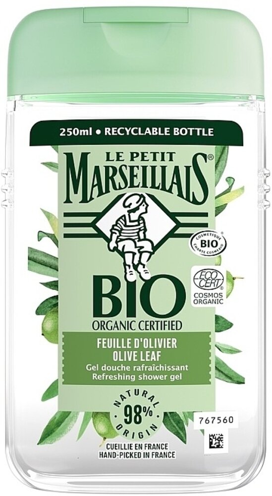 Le Petit Marseillais Le Petit Marseillais Olive Leaves Bio Shower Gel 250 ml Le Petit Marseillais Le Petit Marseillais Olive Leaves Bio Shower Gel 250 ml