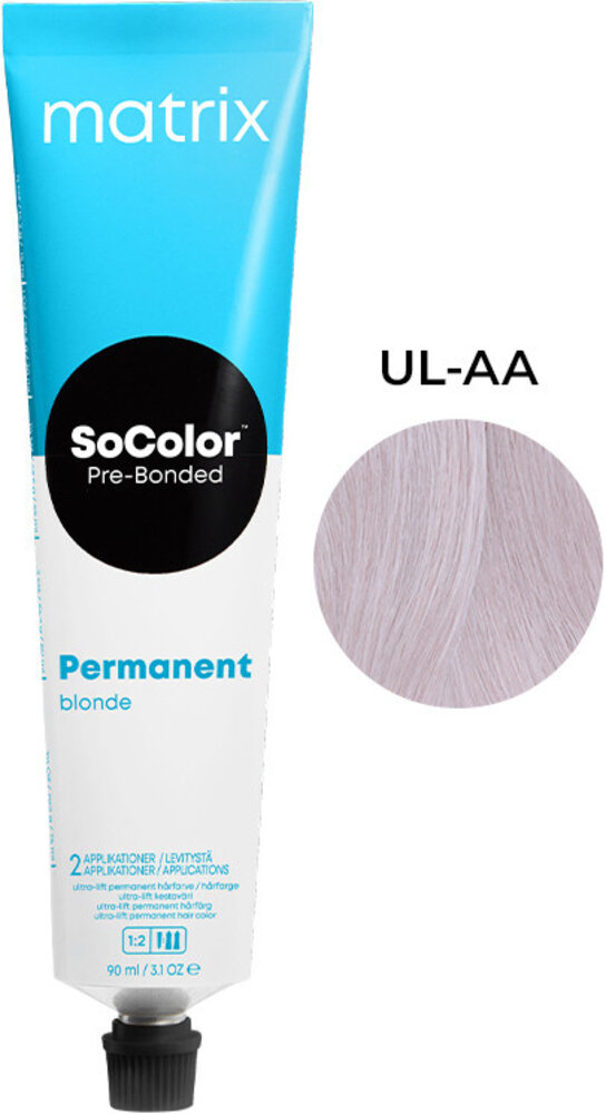 Matrix Matrix SoColor UL-AA Extra Blond As As – 90 ml | Permanente Haarkleuring voor Ultralicht Asblond Matrix Matrix SoColor UL-AA Extra Blond As As – 90 ml | Permanente Haarkleuring voor Ultralicht Asblond