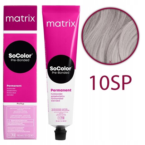 Matrix Matrix SoColor 10SP Extra Licht Blond Zilver Parelmoer – 90 ml | Permanente Haarkleuring Matrix Matrix SoColor 10SP Extra Licht Blond Zilver Parelmoer – 90 ml | Permanente Haarkleuring