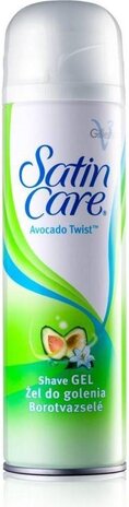Gillette Gillette Satin Care Scheergel Avocado Twist – 200 ml | Verzachtende Scheergel voor een Gladde Huid