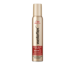 Wella Wellaflex Heat & UV Protection Ultra Sterk 5 Mousse 200 ml Wella Wellaflex Heat & UV Protection Ultra Sterk 5 Mousse 200 ml