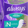 Always Daily Fresh Inlegkruisjes Normal, Plantaardige Vezels, 42 Stuks Always Daily Fresh Inlegkruisjes Normal, Plantaardige Vezels, 42 Stuks