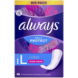 Always Always Daily Protect Inlegkruisjes Long, Frisse Geur, 48 Stuks Always Always Daily Protect Inlegkruisjes Long, Frisse Geur, 48 Stuks