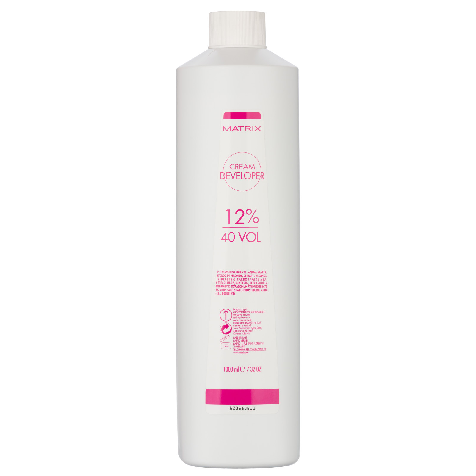 Matrix Cream Developer 12% 40 Vol 1000ml | Professionele Oxidant ...