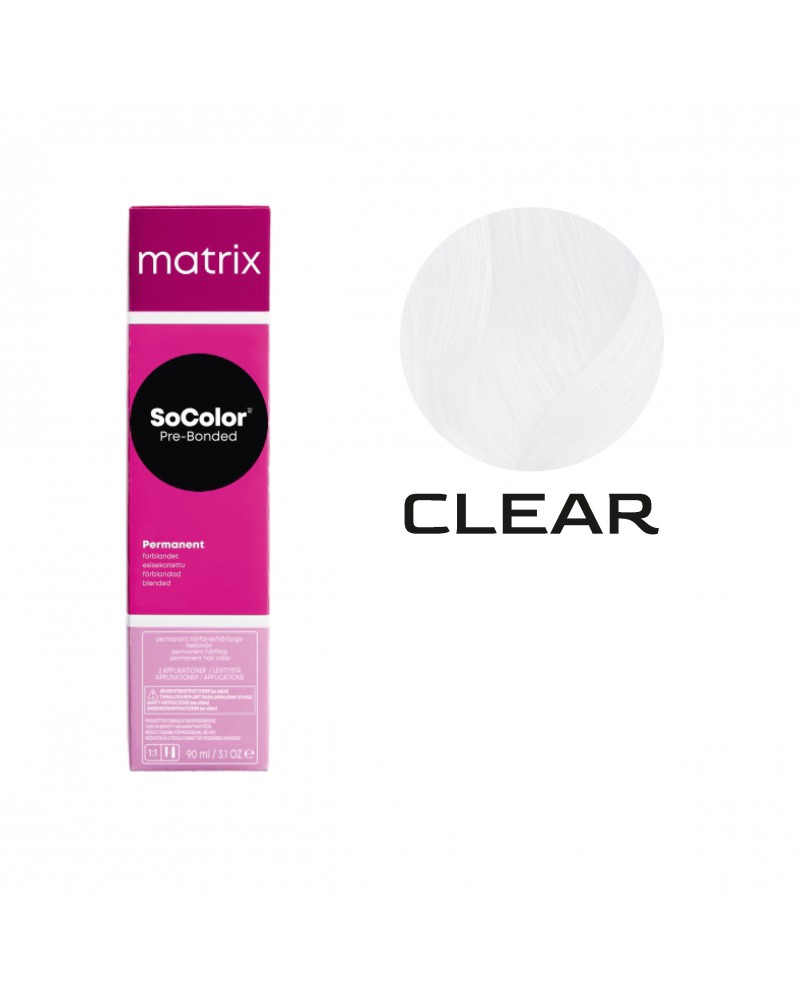 Matrix Matrix SoColor Pre-Bonded Clear Permanent 90ml Matrix Matrix SoColor Pre-Bonded Clear Permanent 90ml