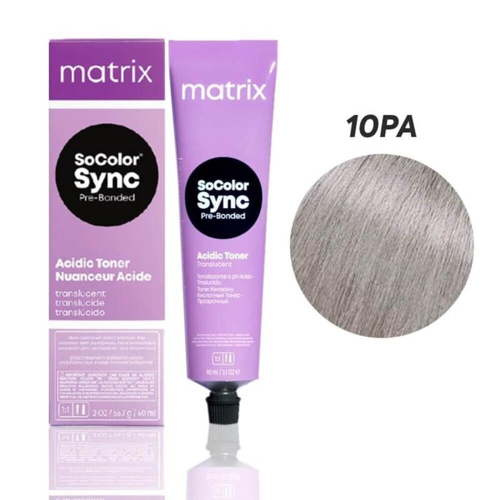 Matrix Matrix SoColor Sync Pre‑Bonded 10PA – Extra Licht Parel As Blond Matrix Matrix SoColor Sync Pre‑Bonded 10PA – Extra Licht Parel As Blond