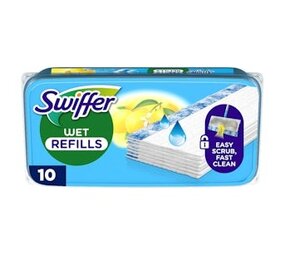 Swiffer Swiffer Vochtige Vloerdoekjes Citrus Fresh 10 stuks Swiffer Swiffer Vochtige Vloerdoekjes Citrus Fresh 10 stuks