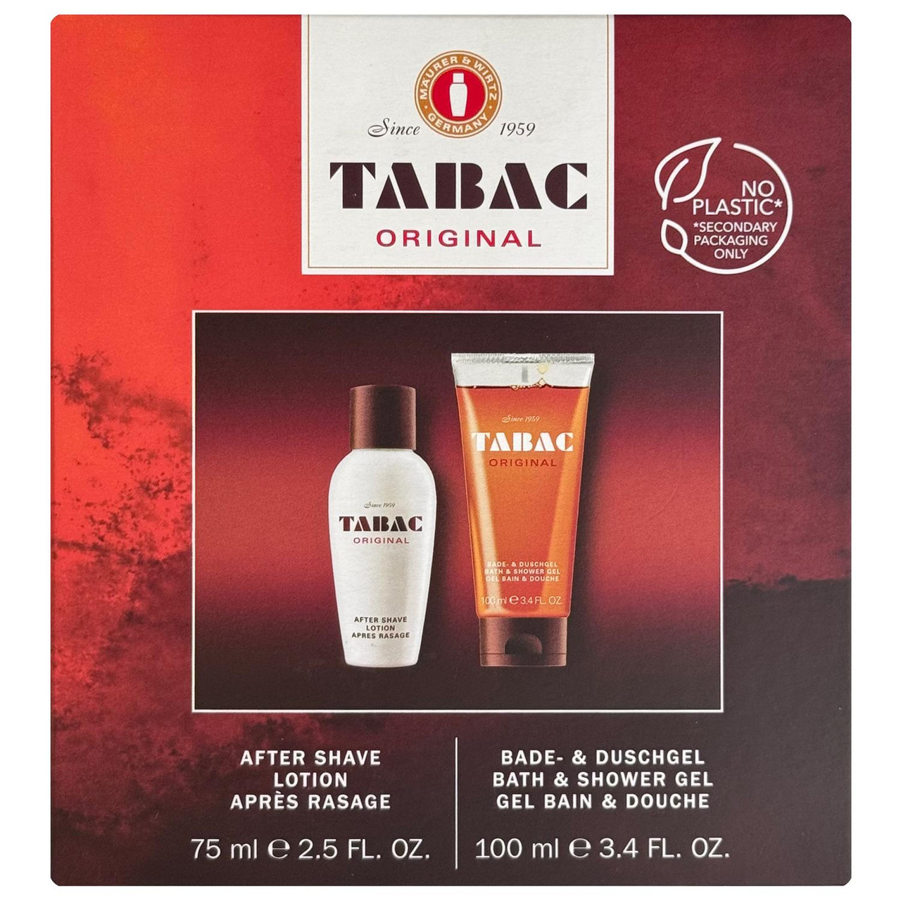 Tabac Geschenk Tabac - Aftershave Lotion 75 ml + Douchegel 100 ml