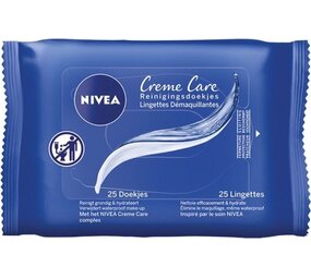 Nivea NIVEA Gezicht Reinigingsdoekjes Crème Care 25 doekjes Nivea NIVEA Gezicht Reinigingsdoekjes Crème Care 25 doekjes