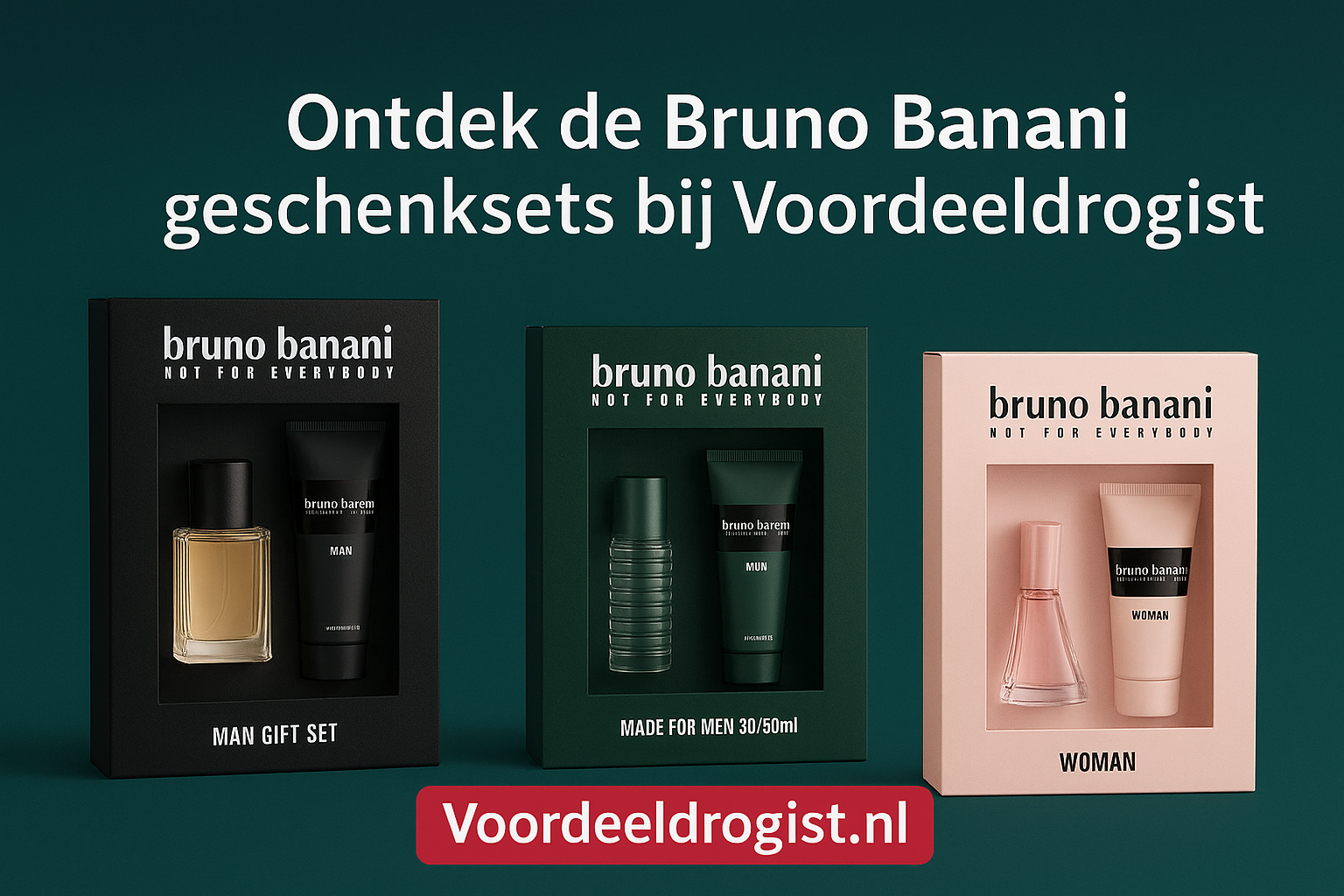 Ontdek de Bruno Banani geschenksets bij Voordeeldrogist