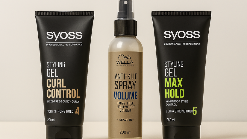 Syoss Stylingproducten | Max Hold, Curl Control & Anti‑Klit Volume