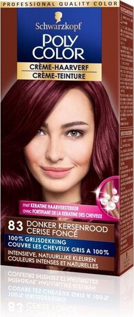 Schwarzkopf Schwarzkopf Poly Color Semi Permanente Haarverf nr. 83 Donker Kersenrood Schwarzkopf Schwarzkopf Poly Color Semi Permanente Haarverf nr. 83 Donker Kersenrood