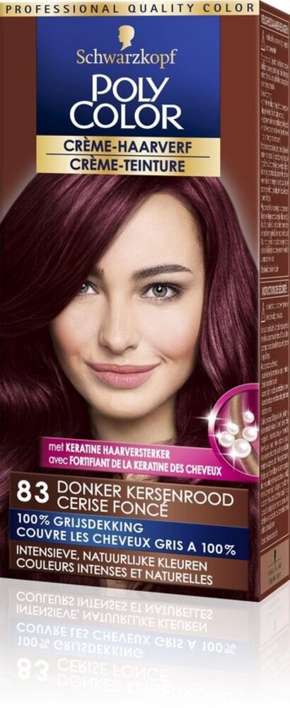 Schwarzkopf schwarzkopf creme-haarverf nr 83 donker kersenrood Schwarzkopf schwarzkopf creme-haarverf nr 83 donker kersenrood