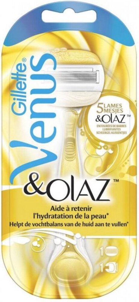 Gillette Gillette Venus & Olaz scheerhouder + 1 scheermesje Gillette Gillette Venus & Olaz scheerhouder + 1 scheermesje