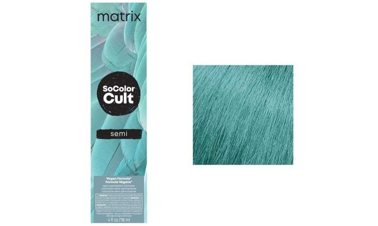 Matrix Matrix SoColor Cult Semi-Permanent Hair Colour Mermaid Teal 118 ml Matrix Matrix SoColor Cult Semi-Permanent Hair Colour Mermaid Teal 118 ml