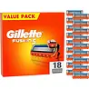 Gillette Gillette Fusion 5 18 Pack – Scheermesjes voor langdurig glad resultaat Gillette Gillette Fusion 5 18 Pack – Scheermesjes voor langdurig glad resultaat