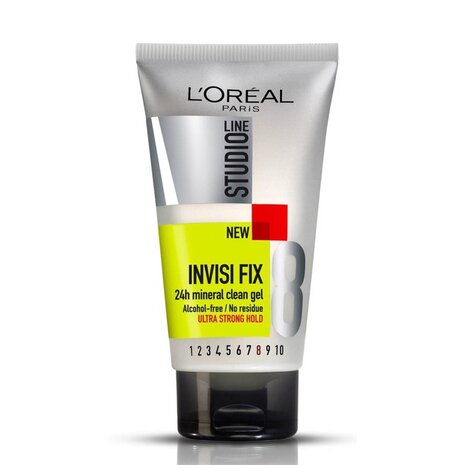 Loreal L'Oreal Studio Line Gel 150ml. Invisi Fix Nr.8 (super Strong) Loreal L'Oreal Studio Line Gel 150ml. Invisi Fix Nr.8 (super Strong)