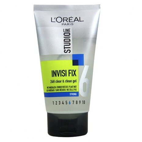Loreal L'Oreal Studio Line Gel 150ml. Invisi Fix Nr.6 (Strong) Loreal L'Oreal Studio Line Gel 150ml. Invisi Fix Nr.6 (Strong)