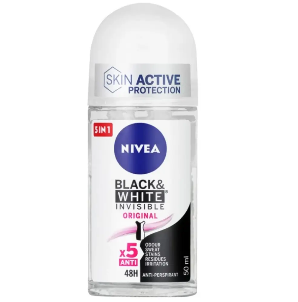 Nivea Nivea Deo Roll-On Black&White Invisible 48H 50ml Nivea Nivea Deo Roll-On Black&White Invisible 48H 50ml