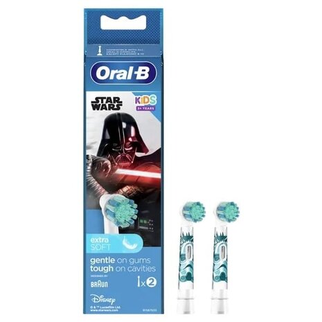 Oral B Oral-B Brush Set Extra Soft 3+ Years, StarWars Tandenborstel 2 stuks Oral B Oral-B Brush Set Extra Soft 3+ Years, StarWars Tandenborstel 2 stuks