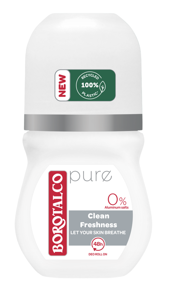 Borotalco Borotalco Deo Roll-on Pure 0% Schone Frisheid - 50 ml Borotalco Borotalco Deo Roll-on Pure 0% Schone Frisheid - 50 ml