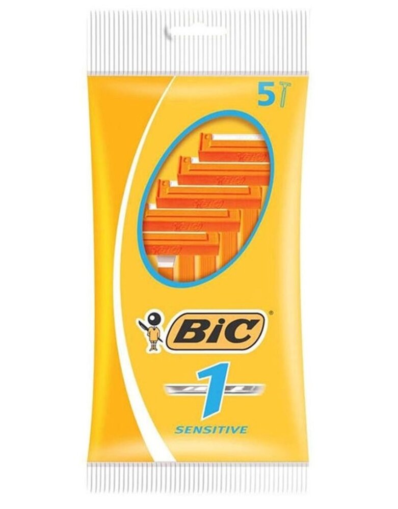 BIC BIC 1 Mesje Sensitive 5 stuks BIC BIC 1 Mesje Sensitive 5 stuks