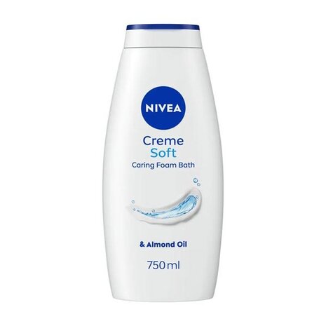 Nivea NIVEA Creme Soft Caring Foam Bath 750 ml Nivea NIVEA Creme Soft Caring Foam Bath 750 ml