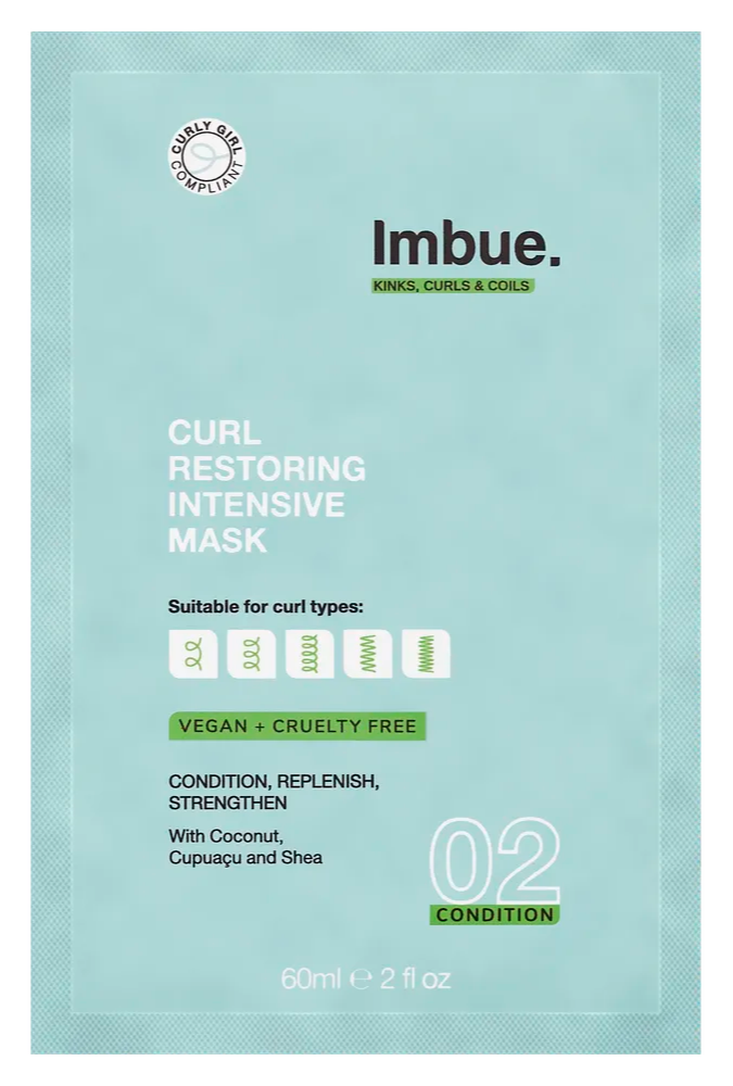 Imbue Imbue Curl Restoring Intensive Mask Sachet 60ML