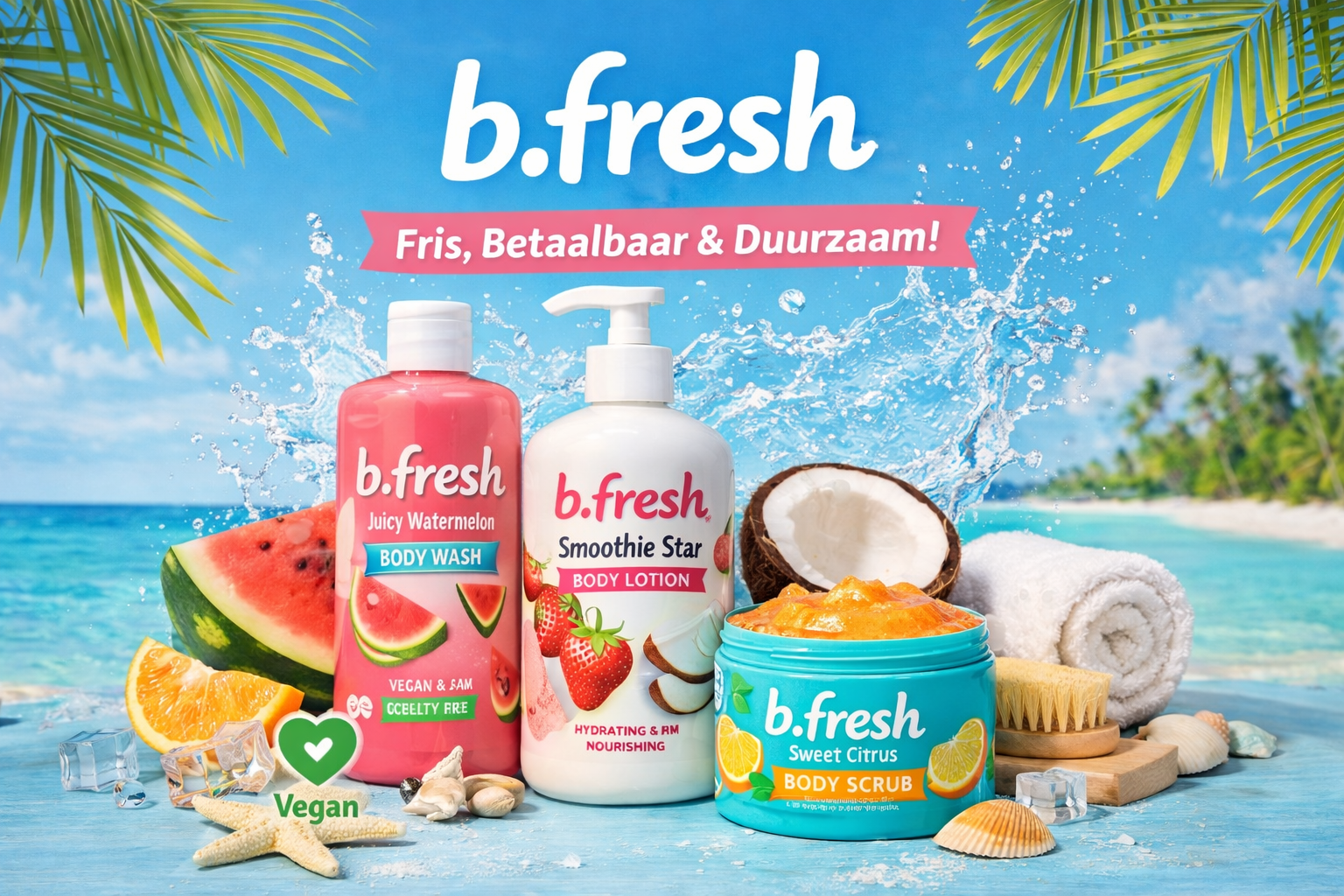 b.fresh: frisse, betaalbare en duurzame lichaamsverzorging b.fresh: frisse, betaalbare en duurzame lichaamsverzorging