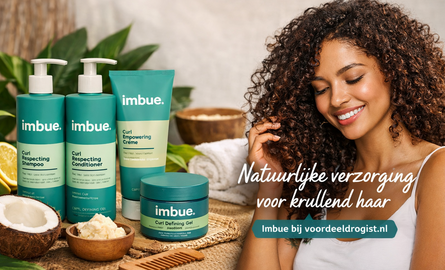 Zo verzorg je krullen op een natuurlijke manier met Imbue