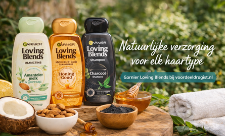 Verwen je haar met Garnier Loving Blends natuurlijke verzorging