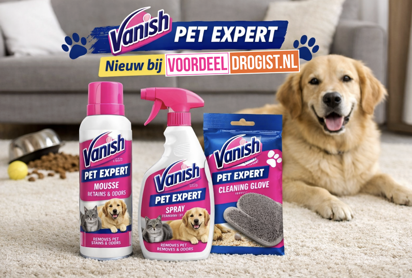 Vanish Pet Expert: dé oplossing tegen huisdierenvlekken
