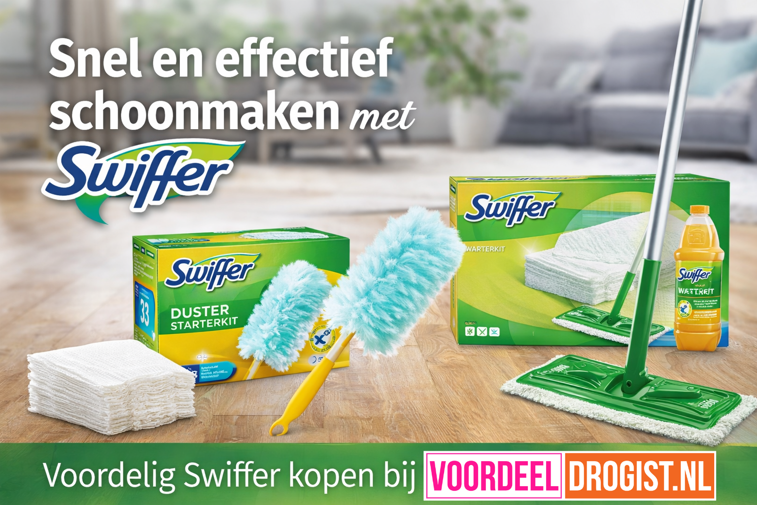 Swiffer: Dé oplossing voor snelle en effectieve schoonmaak