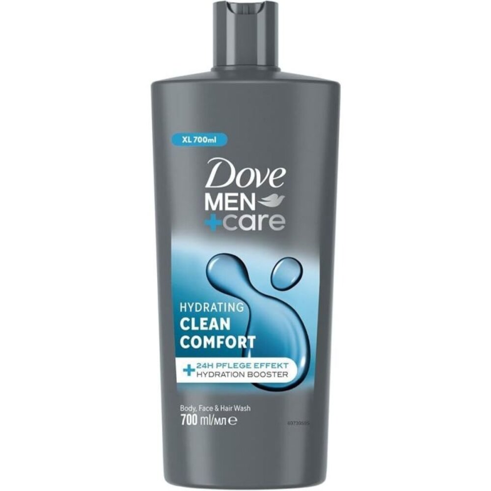 Dove Dove Men+Care - Clean Comfort - 3-in-1 Douchegel - Hydraterend- 700 ml Dove Dove Men+Care - Clean Comfort - 3-in-1 Douchegel - Hydraterend- 700 ml